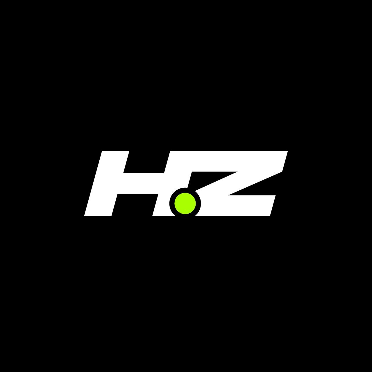 Logo for the video game Halo 2 with black background, white letters 'H' and '2', and a green dot.